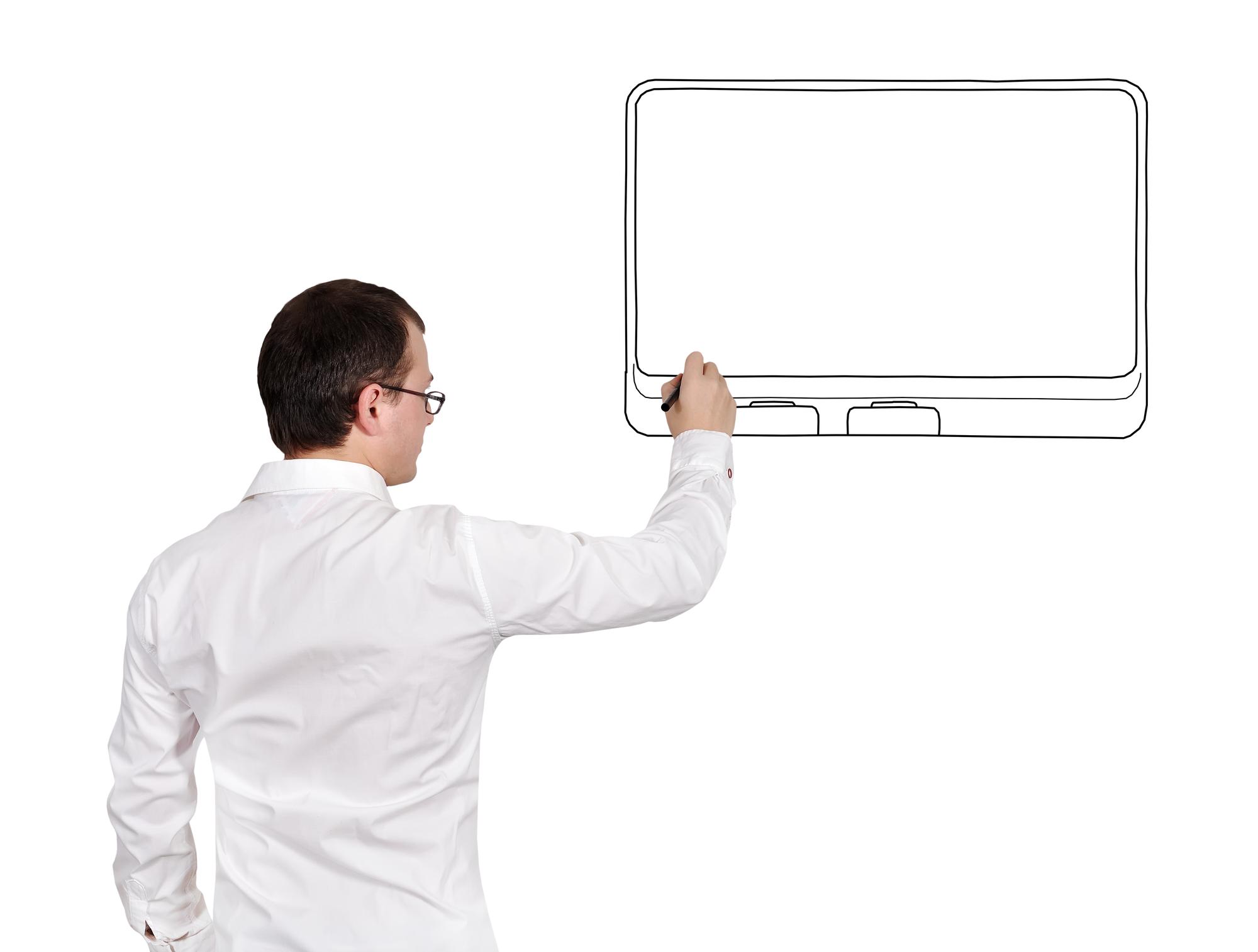 Instructor annotating techniques on screen